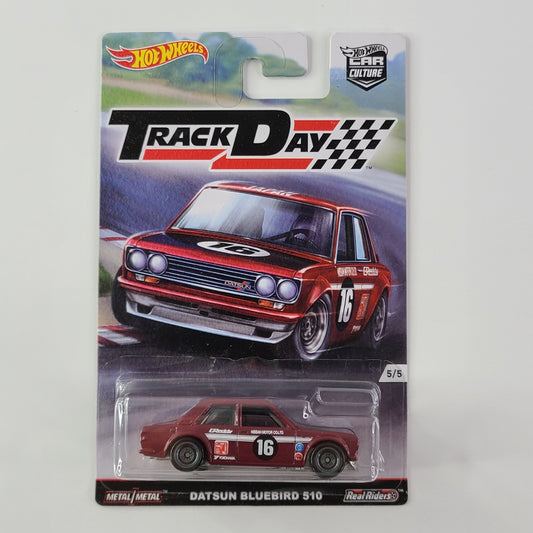 Hot Wheels - Datsun Bluebird 510 (Maroon) [Car Culture: Track Day (2016) - 5/5]