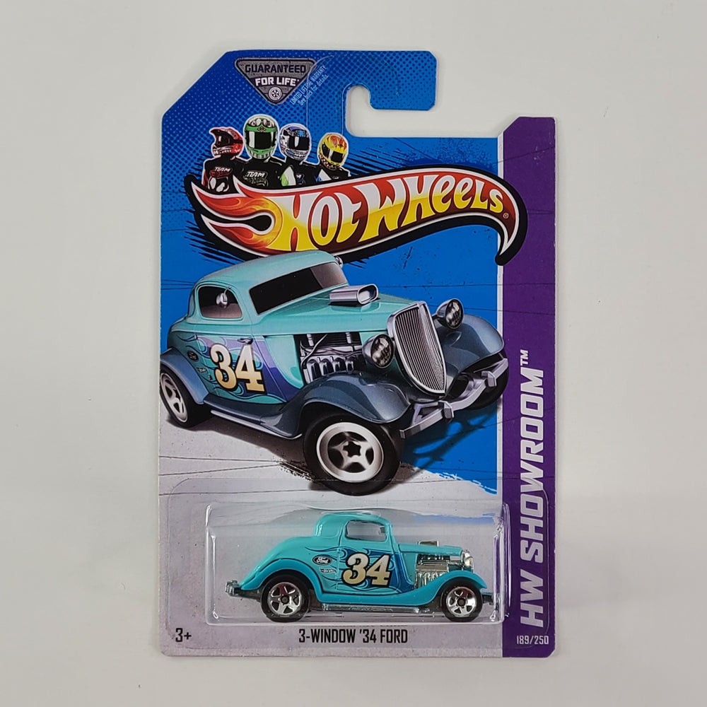 Hot Wheels - 3-Window '34 Ford (Enamel Light Blue)