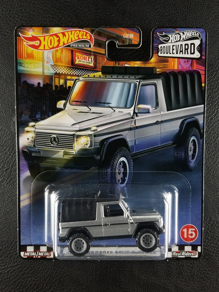 Hot Wheels Premium - 1991 Mercedes-Benz G Class (Metalflake Silver) [15/20 - Hot Wheels Boulevard (2020) (Mix C)]