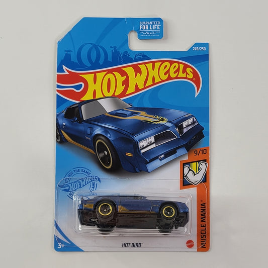 Hot Wheels - Hot Bird (Metalflake Dark Blue) [Muscle Mania Mini Collection (2021) - 9/10]