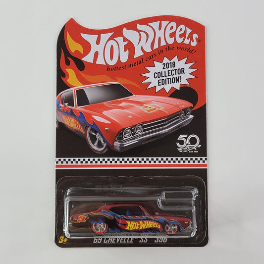 Hot Wheels - '69 Chevelle SS 396 (Spectraflame Dark Red) [2018 Collector Edition]