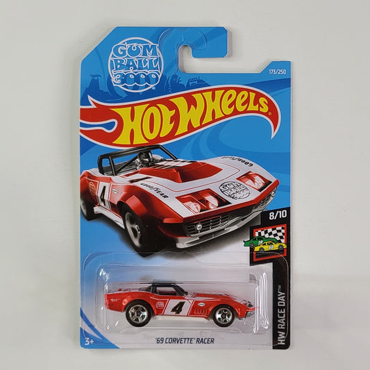 Hot Wheels - '69 Corvette Racer (Metalflake Red)