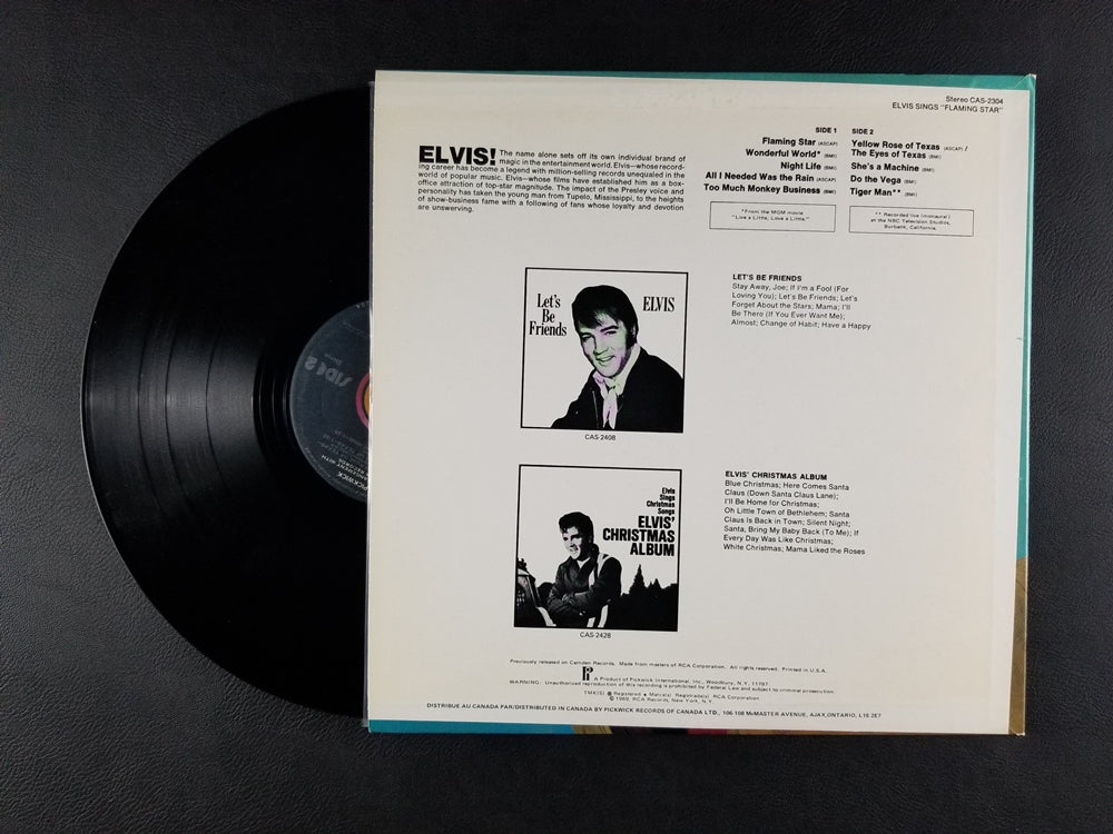 Elvis Presley - Elvis Sings "Flaming Star" (1975, LP)