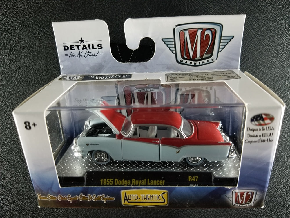 M2 - 1955 Dodge Royal Lancer (Red/White) [Ltd. Ed. - 1 of 6000]