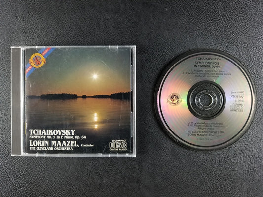 Pyotr Ilyich Tchaikovsky, Lorin Maazel, The Cleveland Orchestra - Tchaikovsky: Symphony No. 5 in E Minor, Op. 64 (1982, CD) *JAPAN*