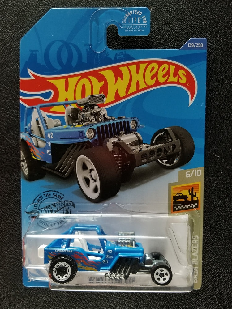 Hot Wheels - '42 Willys MB Jeep (Blue)