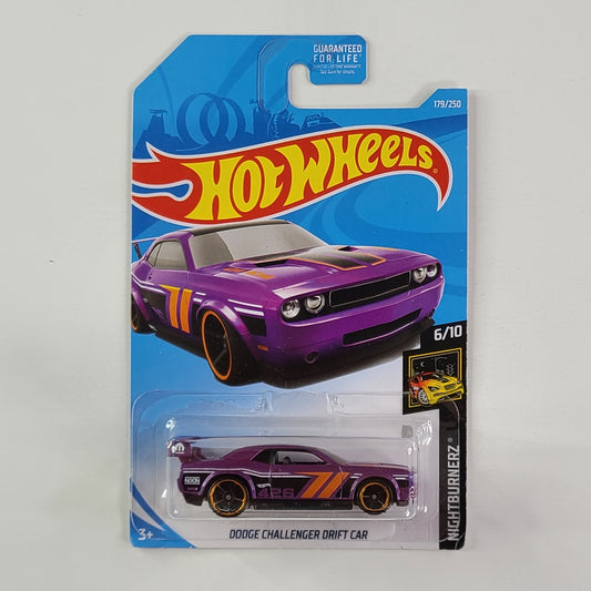 Hot Wheels - Dodge Challenger Drift Car (Violet Pearl)