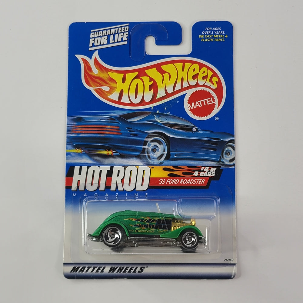 Hot Wheels - '33 Ford Roadster (Metalflake Green)