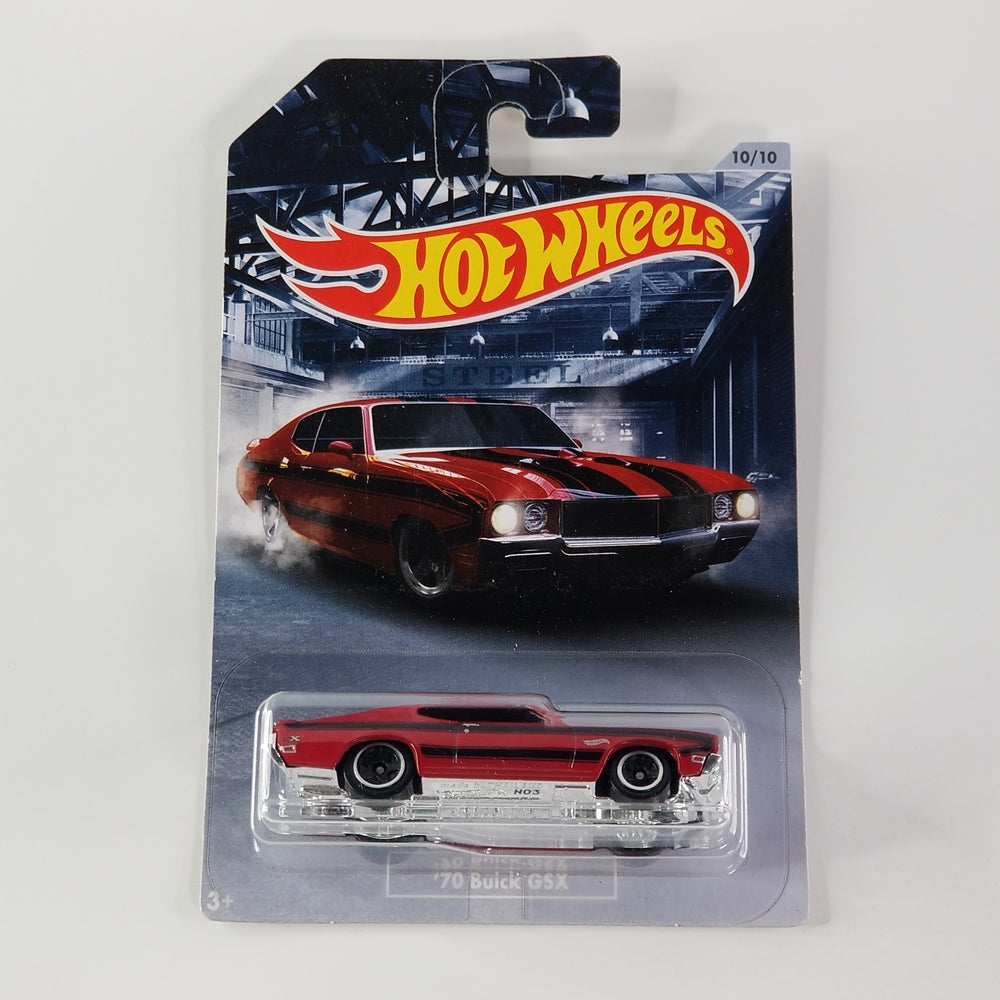 Hot Wheels - '70 Buick GSX (Dark Red) [Walmart Exclusive]