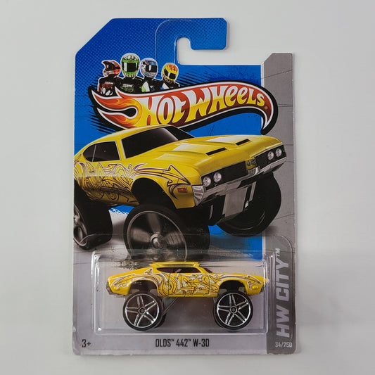 Hot Wheels - Olds 442 W-30 (Yellow)