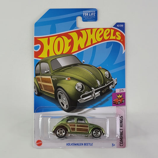 Hot Wheels - Volkswagen Beetle (Metalflake Olive Green)