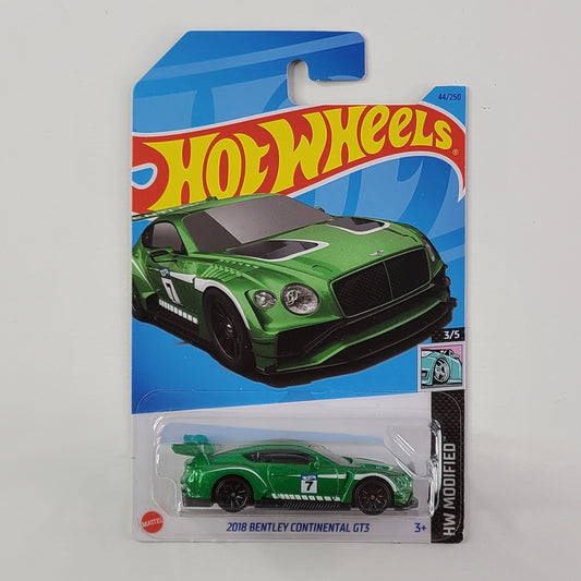 Hot Wheels - 2018 Bentley Continental GT3 (Metalflake Green)