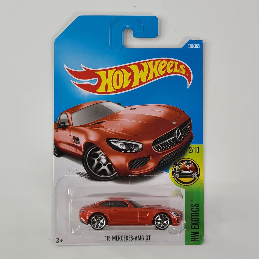 Hot Wheels - '15 Mercedes-AMG GT (Metalflake Dark Orange) [HW Exotics Mini Collection (2017) - 2/10]