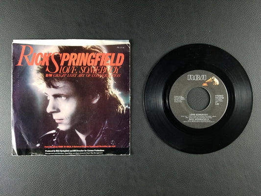 Rick Springfield - Love Somebody (1984, 7'' Single)