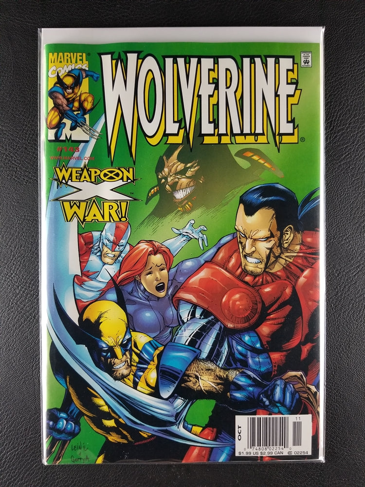 Wolverine [1st Series] #143 [Newsstand] (Marvel, October 1999)