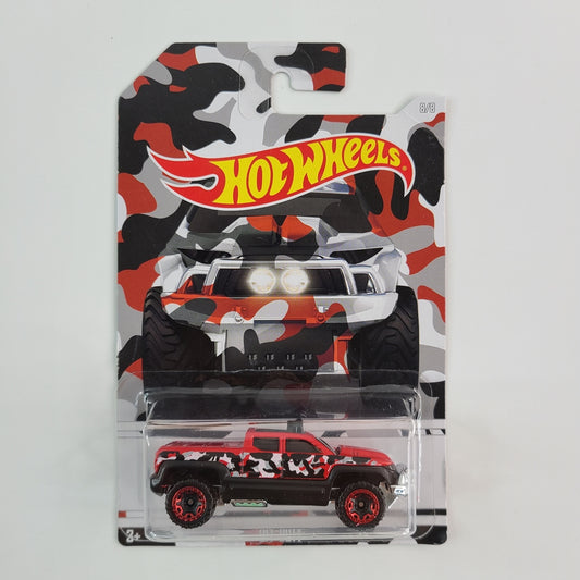 Hot Wheels - Off-Duty (Red w/ Black Fenders) [Camouflage Trucks Series (2017) - 8/8] [Walmart Exclusive]