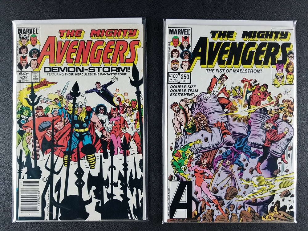 The Avengers [1st Series] #249, 250, 251 Set (Marvel, 1984-85)