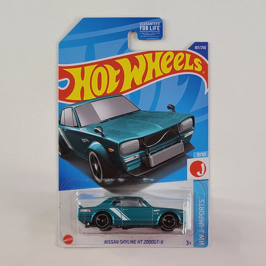 Hot Wheels - Nissan Skyline HT 2000GT-X (Seafoam Green)