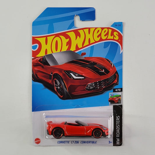 Hot Wheels - Corvette C7 Z06 Convertible (Red)