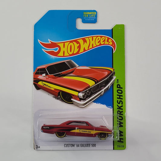 Hot Wheels - Custom '64 Galaxie 500 (Dark Red) [HW Workshop: HW Performance Series (2014) - 250/250]