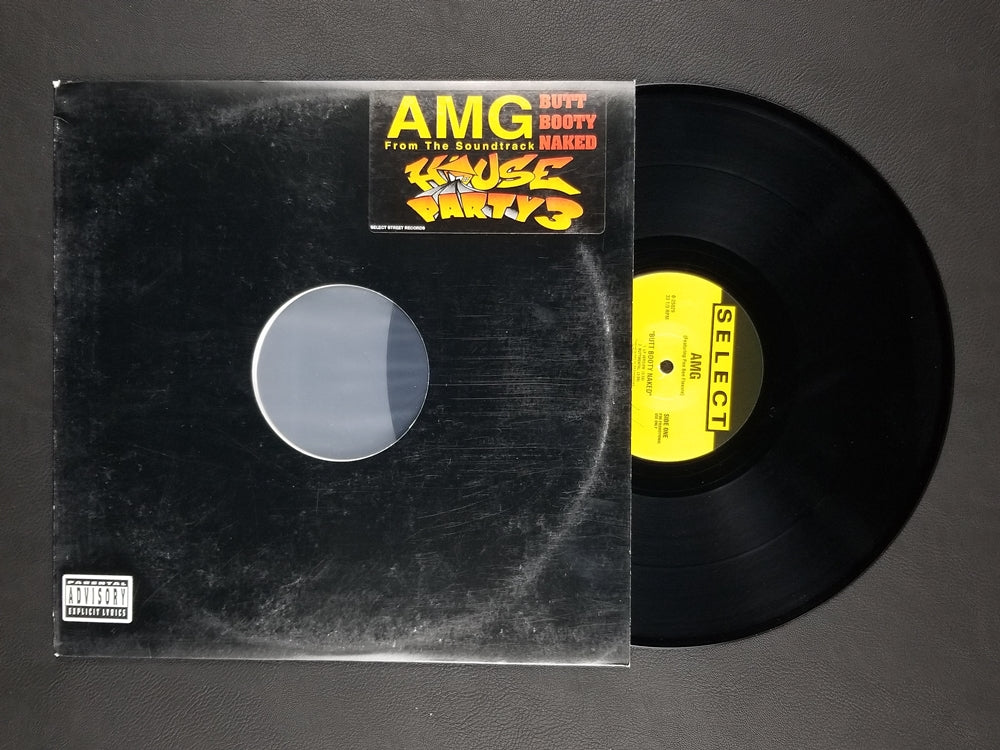 AMG - Butt Booty Naked (1993, 12'' Single) [Promo]