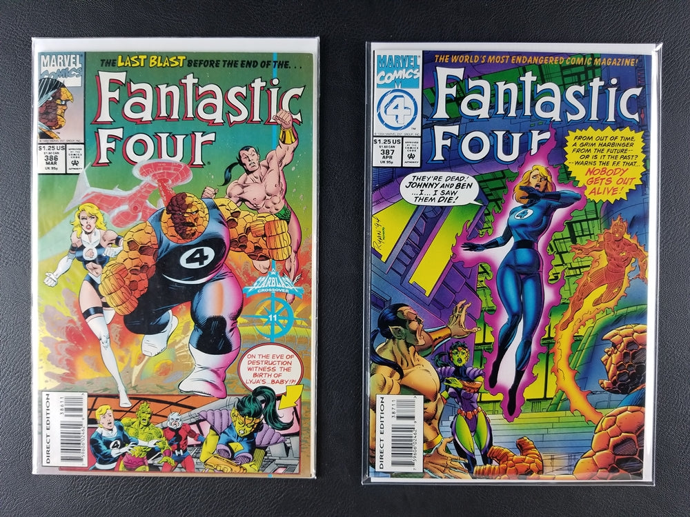 Fantastic Four [1st Series] #384-387 Set (Marvel, 1993)