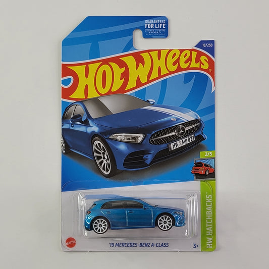 Hot Wheels - '19 Mercedes-Benz A-Class (Metalflake Blue)