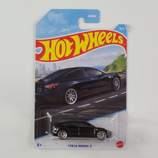 Hot Wheels - Tesla Model 3 (Obsidian Black Metallic)