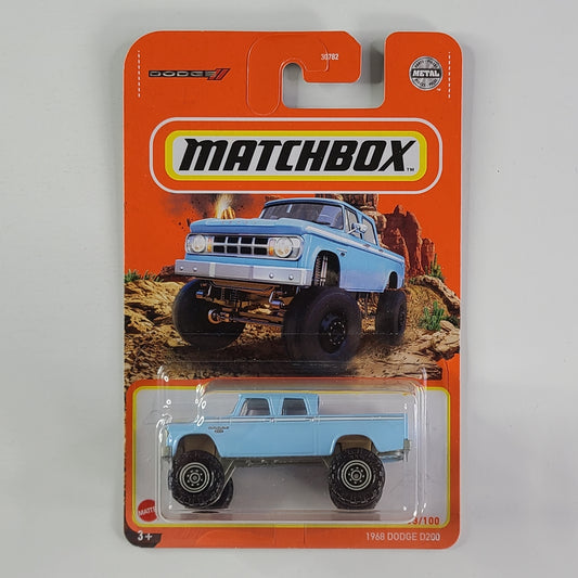 Matchbox - 1968 Dodge D200 (Pale Blue)