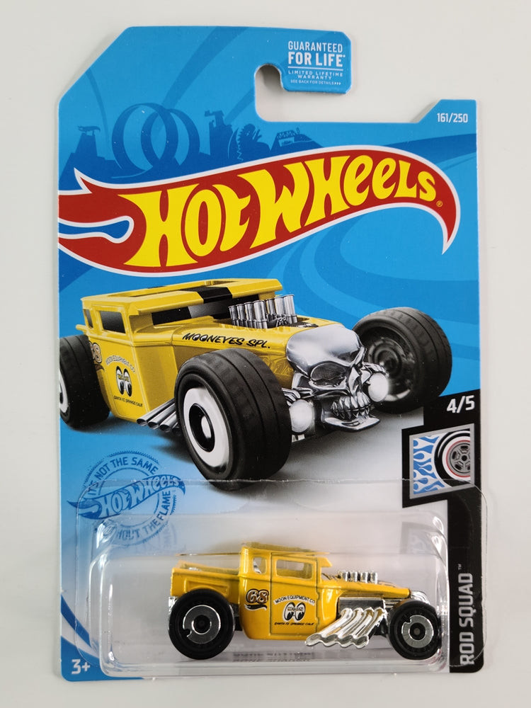 Hot Wheels - Bone Shaker (Yellow) [Mooneyes]