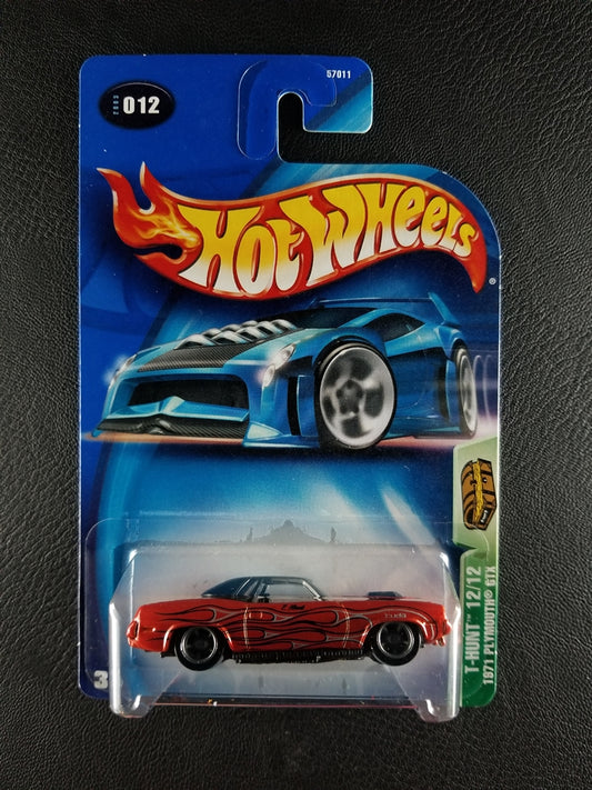 Hot Wheels - 1971 Plymouth GTX (Red) [12/12 - 2003 Treasure Hunts]