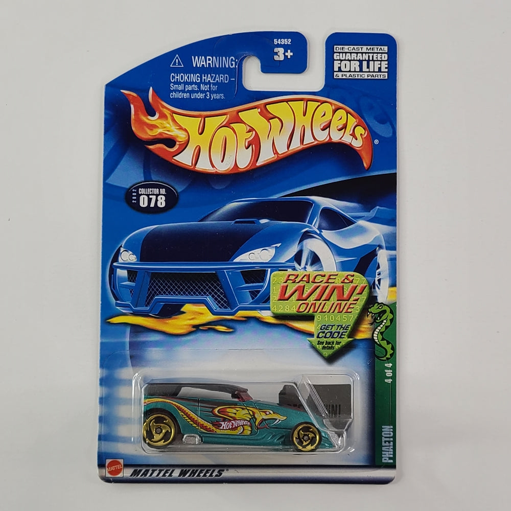 Hot Wheels - Phaeton (Metalflake Teal) [Cold Blooded Series (2002) - 4/4]