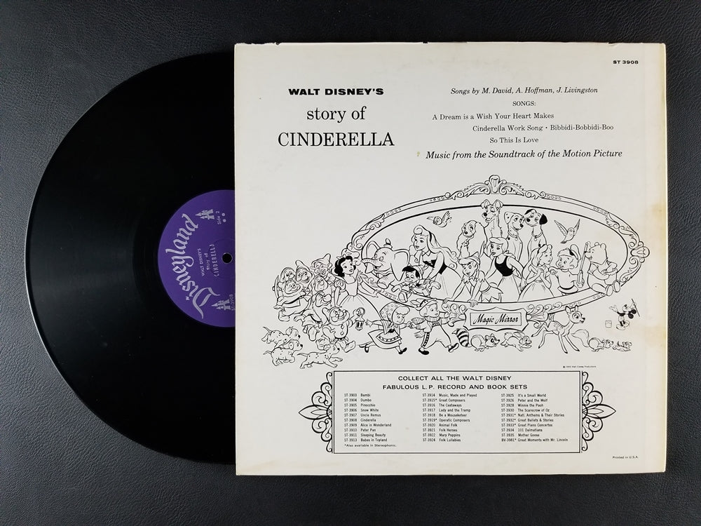 Various - Walt Disney's Cinderella (1962, LP)