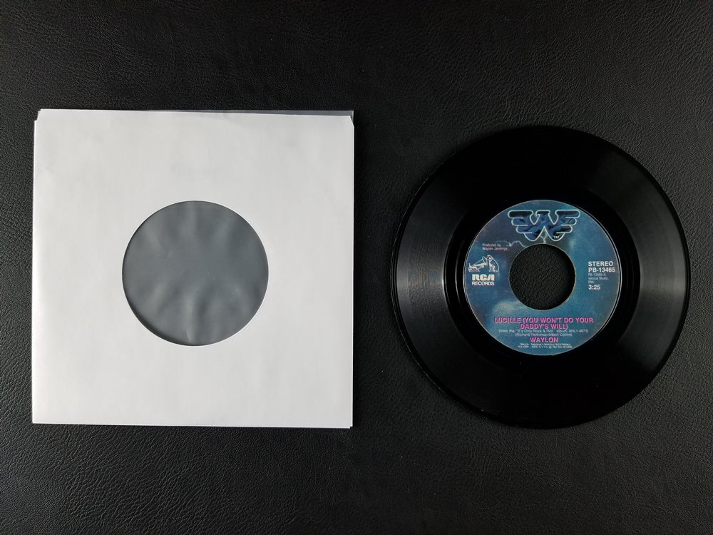 Waylon Jennings - Lucille (You Won't Do...) / Medley of Hits (1983, 7'' Single)