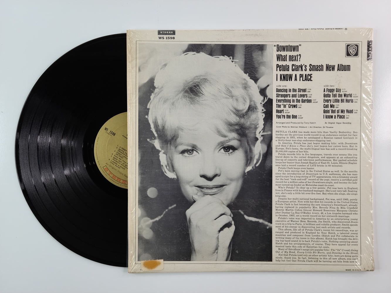 Petula Clark - I Know a Place (1965, LP)