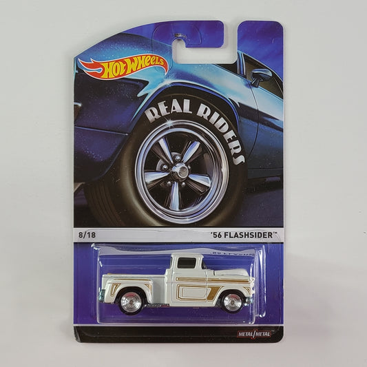 Hot Wheels Real Riders - '56 Flashsider (Pearl White)