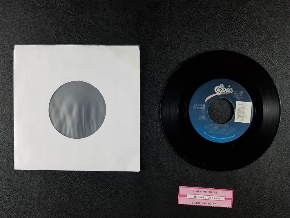 Michael Jackson - Black or White (1991, 7'' Single)