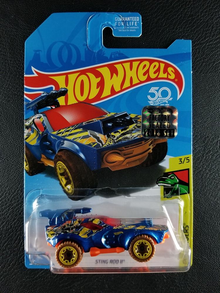 Hot Wheels - Sting Rod II (Blue) [Factory Sealed 2018 Set]