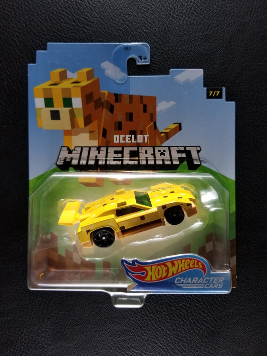 Hot Wheels - Ocelot (Yellow) [7/7 - 2020 HW Minecraft Character Cars]