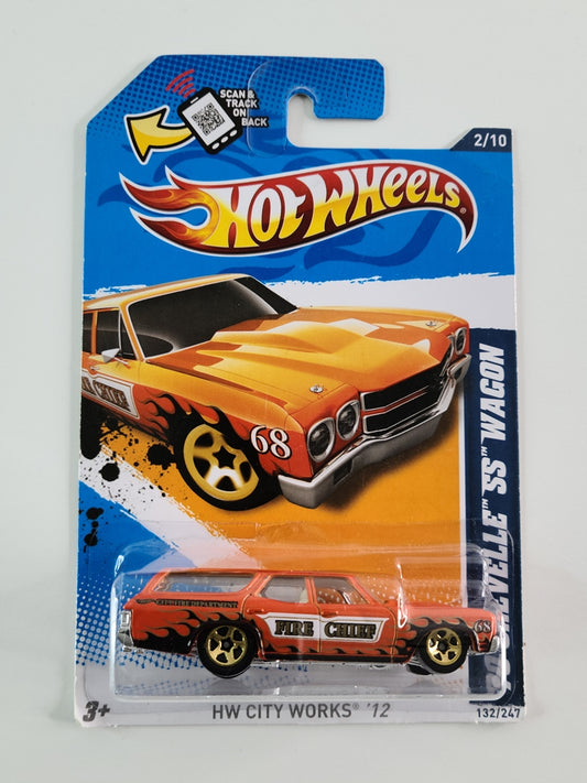 Hot Wheels - '70 Chevelle SS Wagon (Orange)