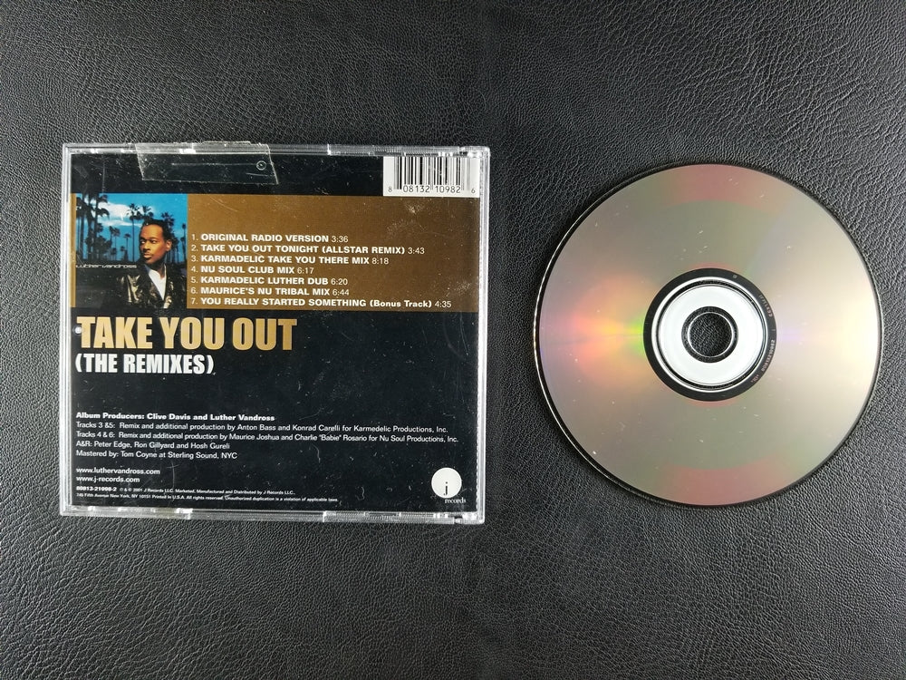 Luther Vandross - Take You Out (The Remixes) (2001, CD Single) [Limited Edition]