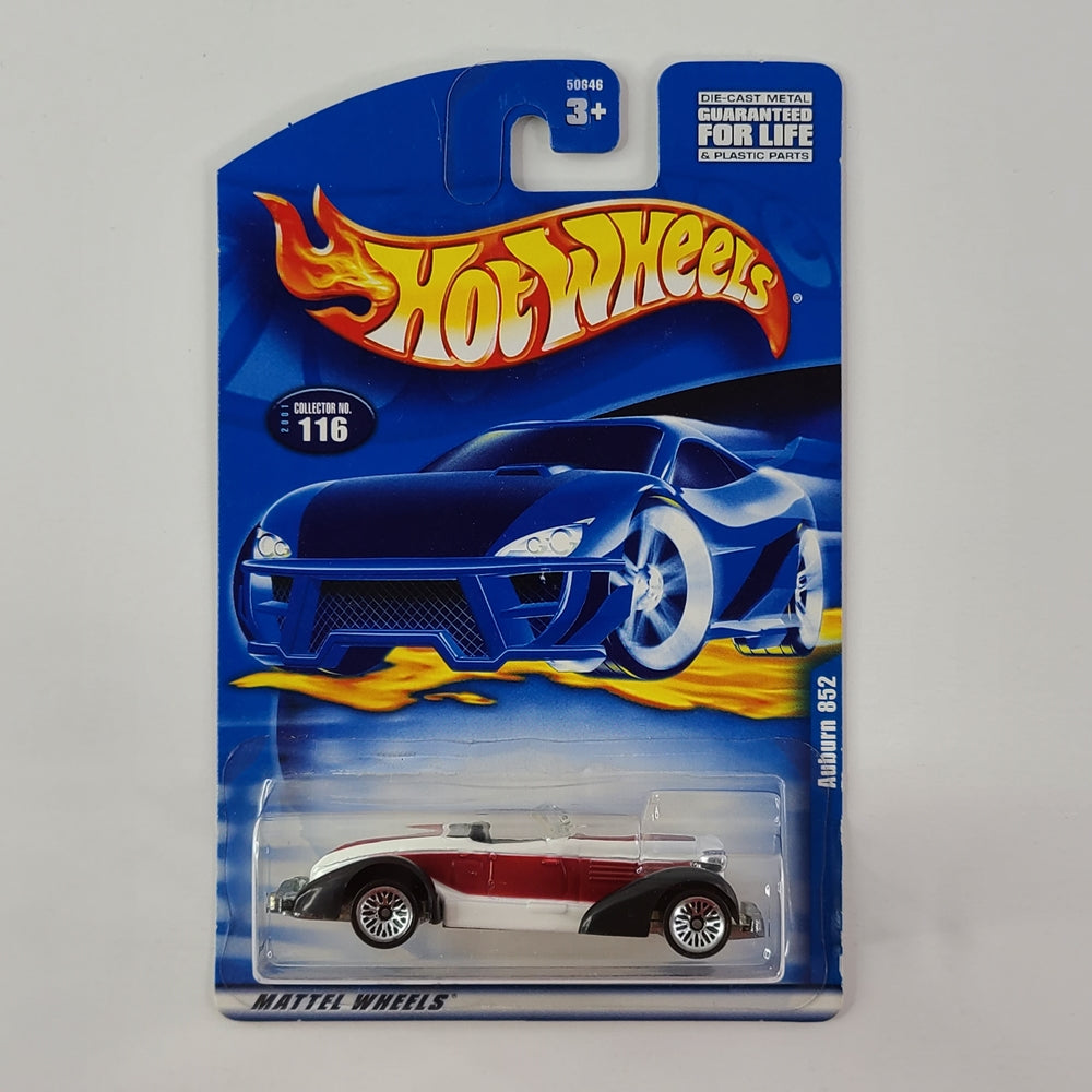 Hot Wheels - Auburn 852 (White/Red)