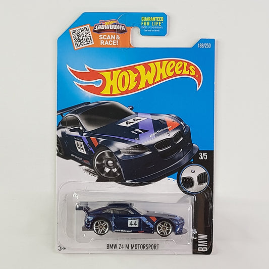 Hot Wheels - BMW Z4 M Motorsport (Metalflake Dark Blue)