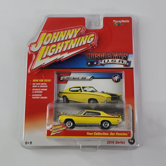 Johnny Lightning - 1971 Buick GSX (Yellow)