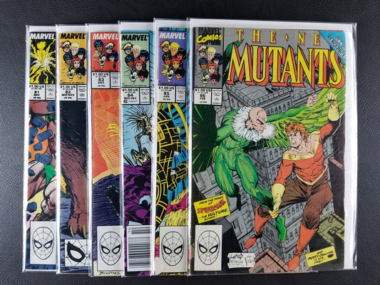 The New Mutants [1st Series] #81-86 Set (Marvel, 1989-90)