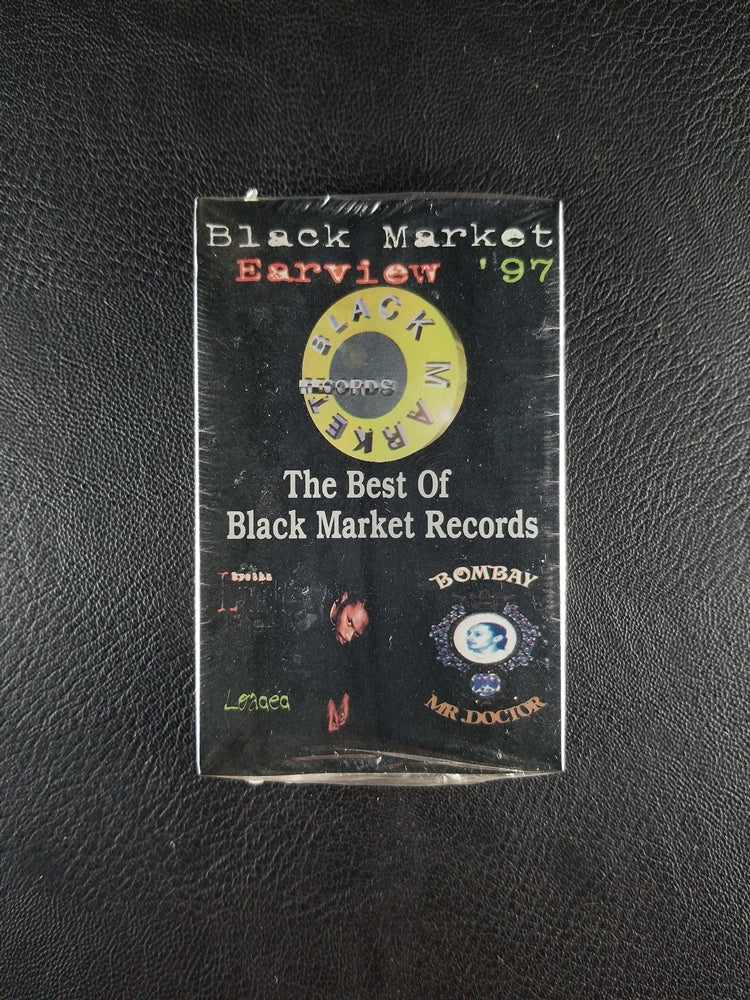 Various - Black Market Earview '97 (1997, Cassette, Sampler) [Promo] [SEALED]