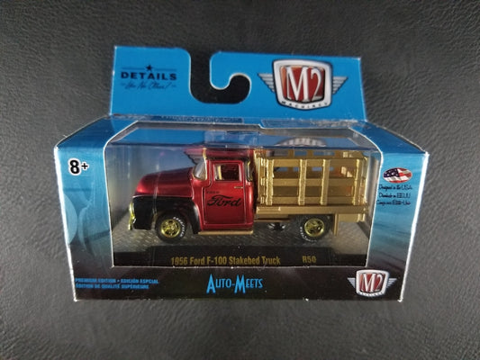 M2 - 1956 Ford F-100 Stakebed Truck (Red) [Ltd. Ed. - 1 of 750]