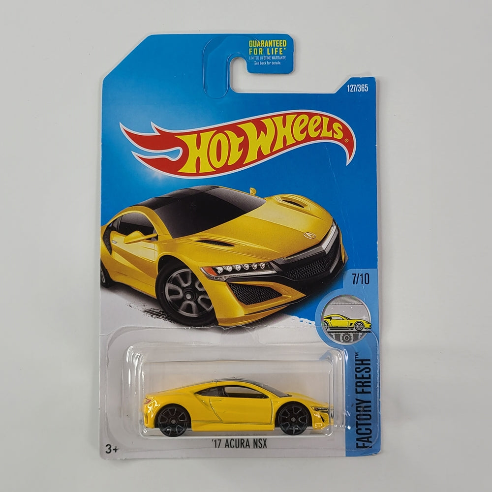 Hot Wheels - '17 Acura NSX (Yellow) [Factory Fresh Mini Collection (2017) - 7/10]