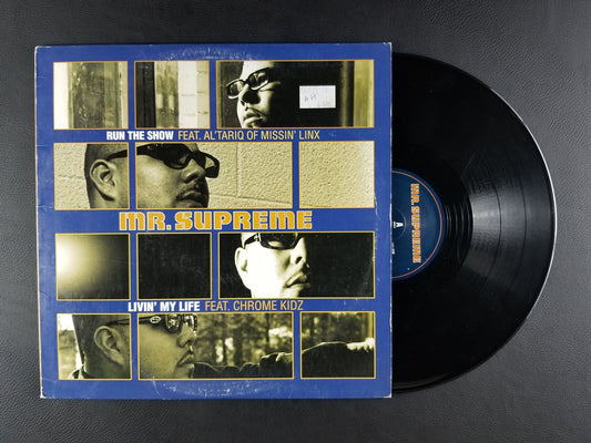 Mr. Supreme - Run the Show / Livin' My Life (2000, 12'' Single)