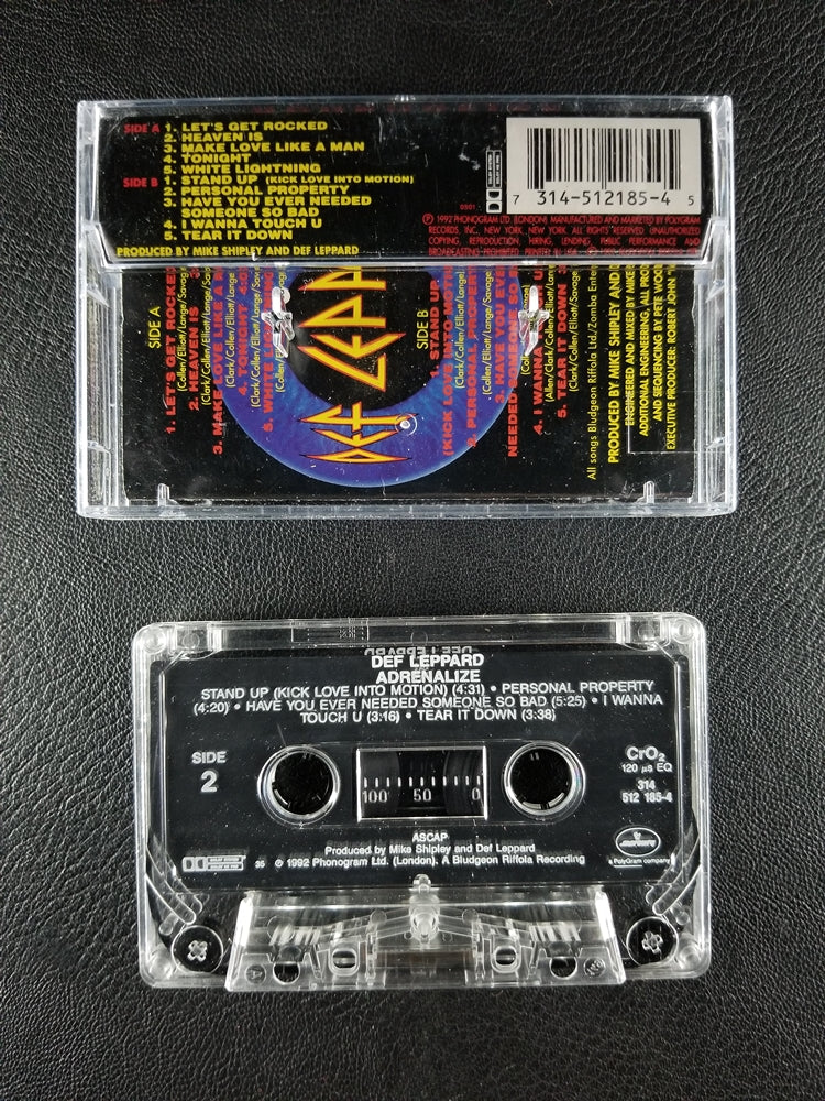 Def Leppard - Adrenalize (1992, Cassette)